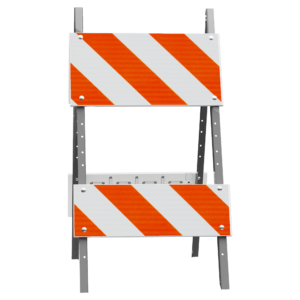 Type II Barricade - High Intensity Reflective for Roadway Safety | Interwest Safety Supply